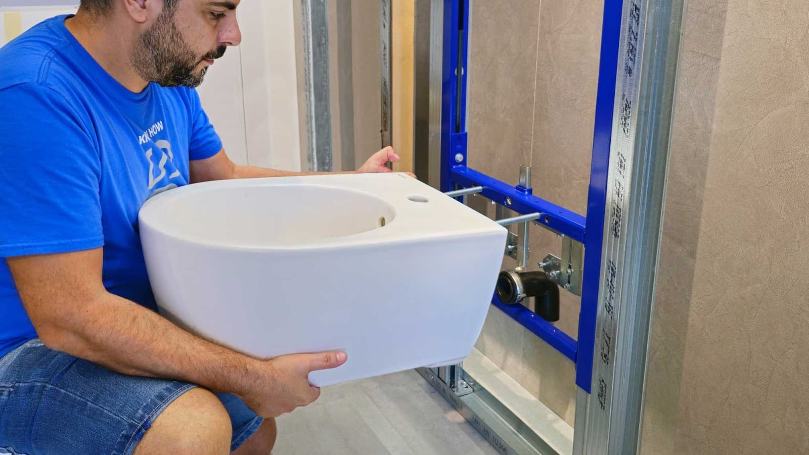 Installation d'un bidet Geberit avec EFF3 Installation d'un bidet Geberit avec EFF3