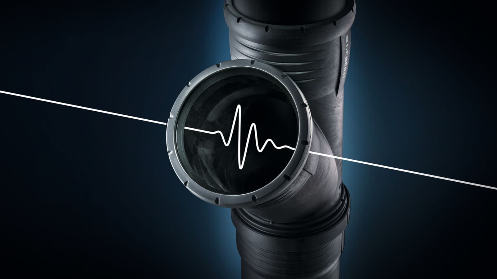 Le système Geberit Silent-Pro est utilisé pour l’évacuation des bâtiments Le système Geberit Silent-Pro est utilisé pour l’évacuation des bâtiments