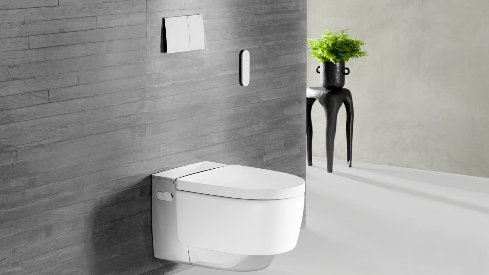 Geberit AquaClean Mera chromé avec télécommande Sigma70 Geberit AquaClean Mera chromé avec télécommande Sigma70