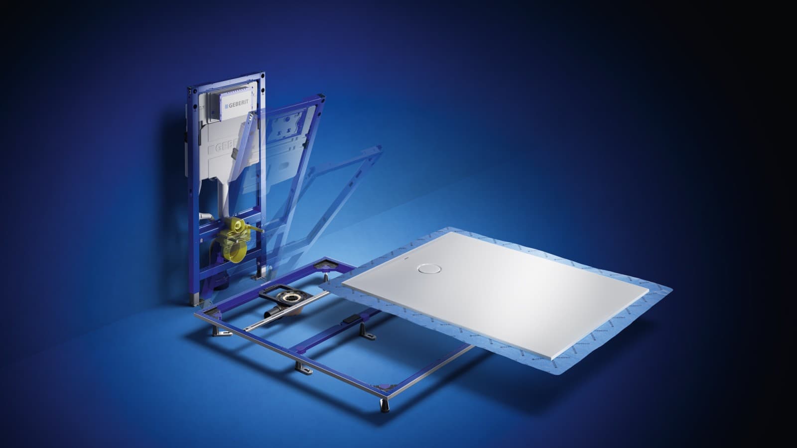 Le nouveau Geberit Duofix pour le receveur de douche CleanFloor30 Le nouveau Geberit Duofix pour le receveur de douche CleanFloor30