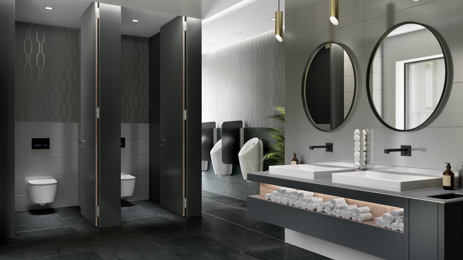 Locaux sanitaires pour l'option Advanced Locaux sanitaires pour l'option Advanced