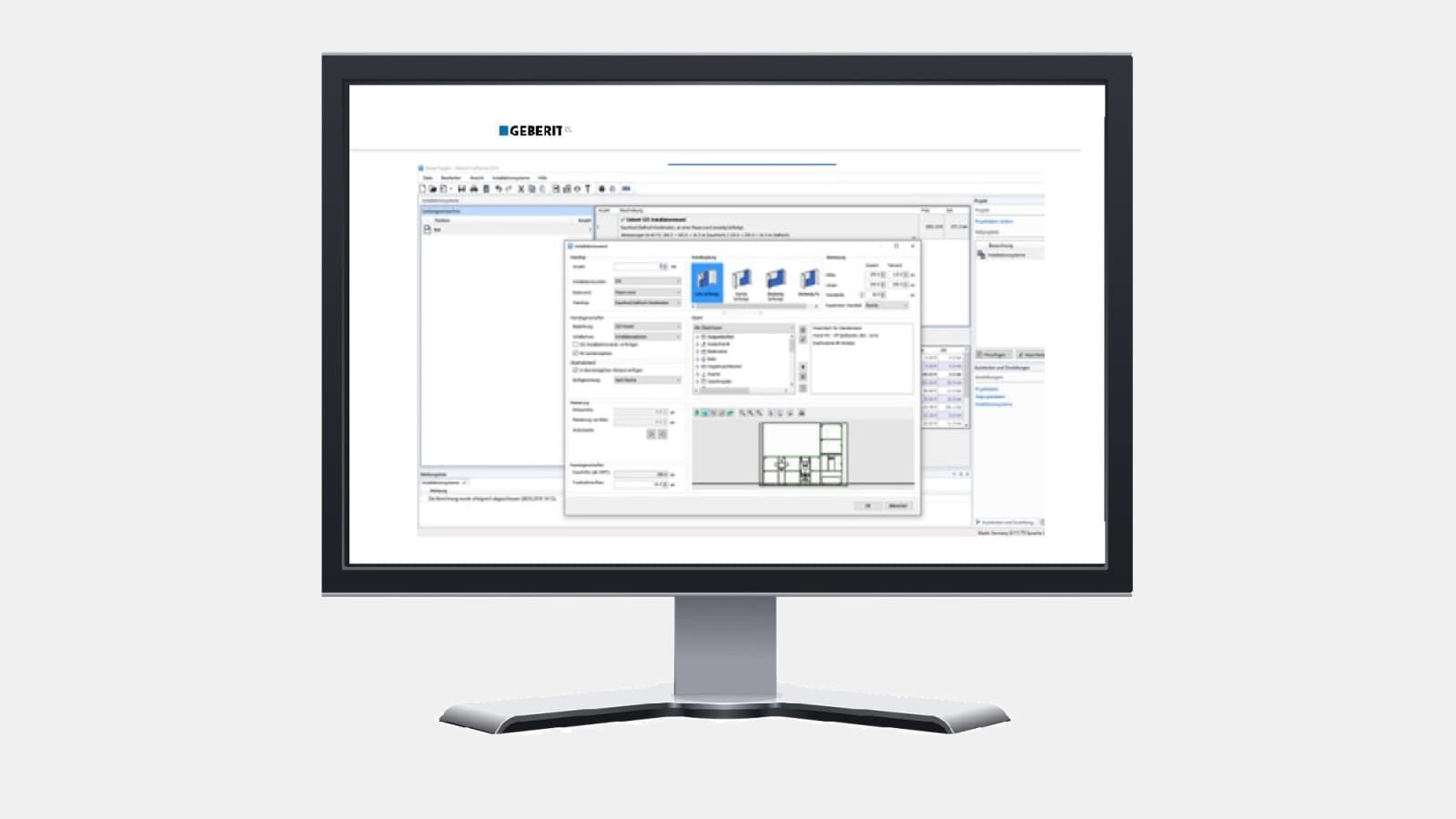 Geberit bietet eine Vielzahl an digitalen Planungstools für Profis wie den Geberit ProPlanner Geberit bietet eine Vielzahl an digitalen Planungstools für Profis wie den Geberit ProPlanner